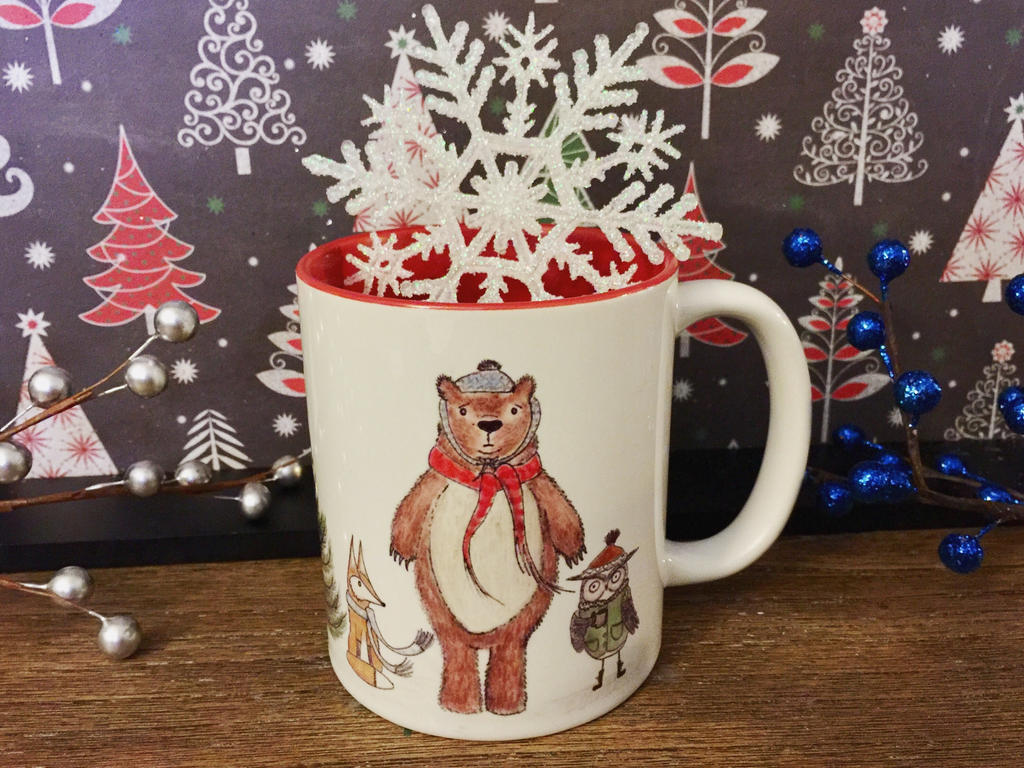 Woodland Christmas Coffee Mug for sale 