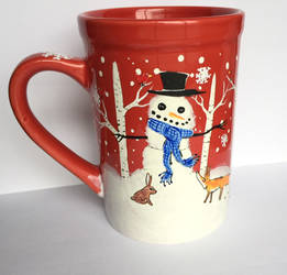 Woodland Christmas Coffee Mug (for sale)