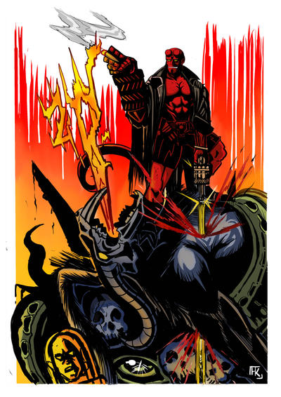 HELLBOY FAN ART COLOR