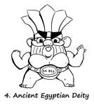 Monster a Day 4- Egyptian Deity by EarthVStheDerek