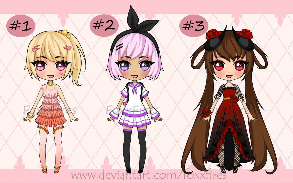 Chibi Adopts 28 2 3 Left Open By Foxxfires On Deviantart Chibi Adopts 28 2 3 Left Open By Foxxfires On Deviantart