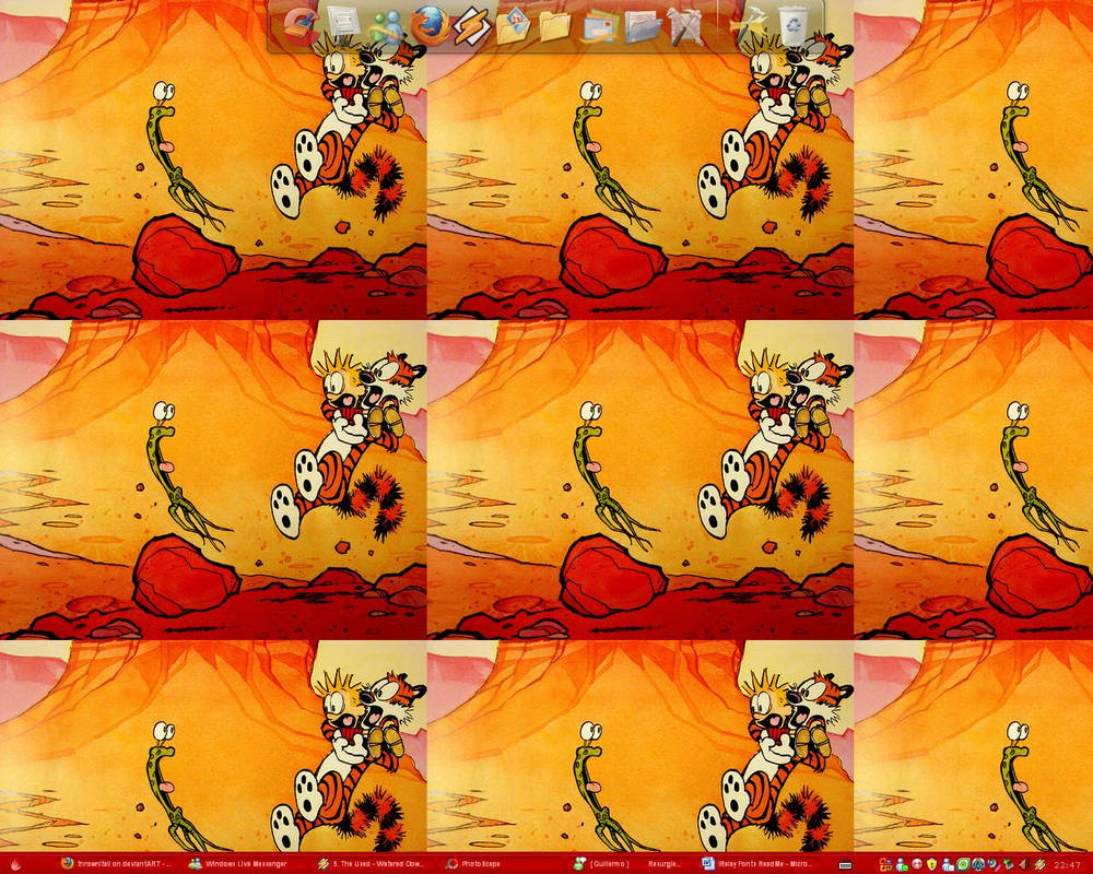 calvin and hobbes desktop