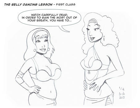 The Belly Dancing Lesson - 1 of 12