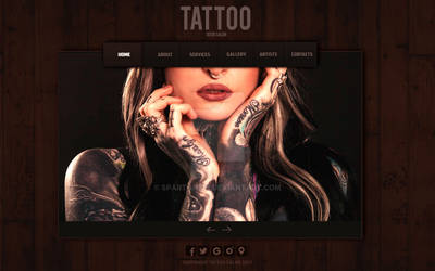 Tattoo Parlor Webdesign