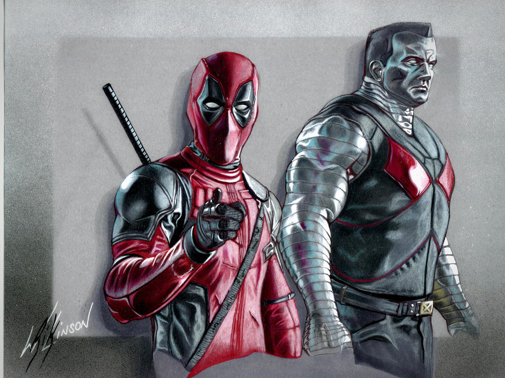 Deadpool and Colossus by Rikwilkinsonartist on DeviantArt