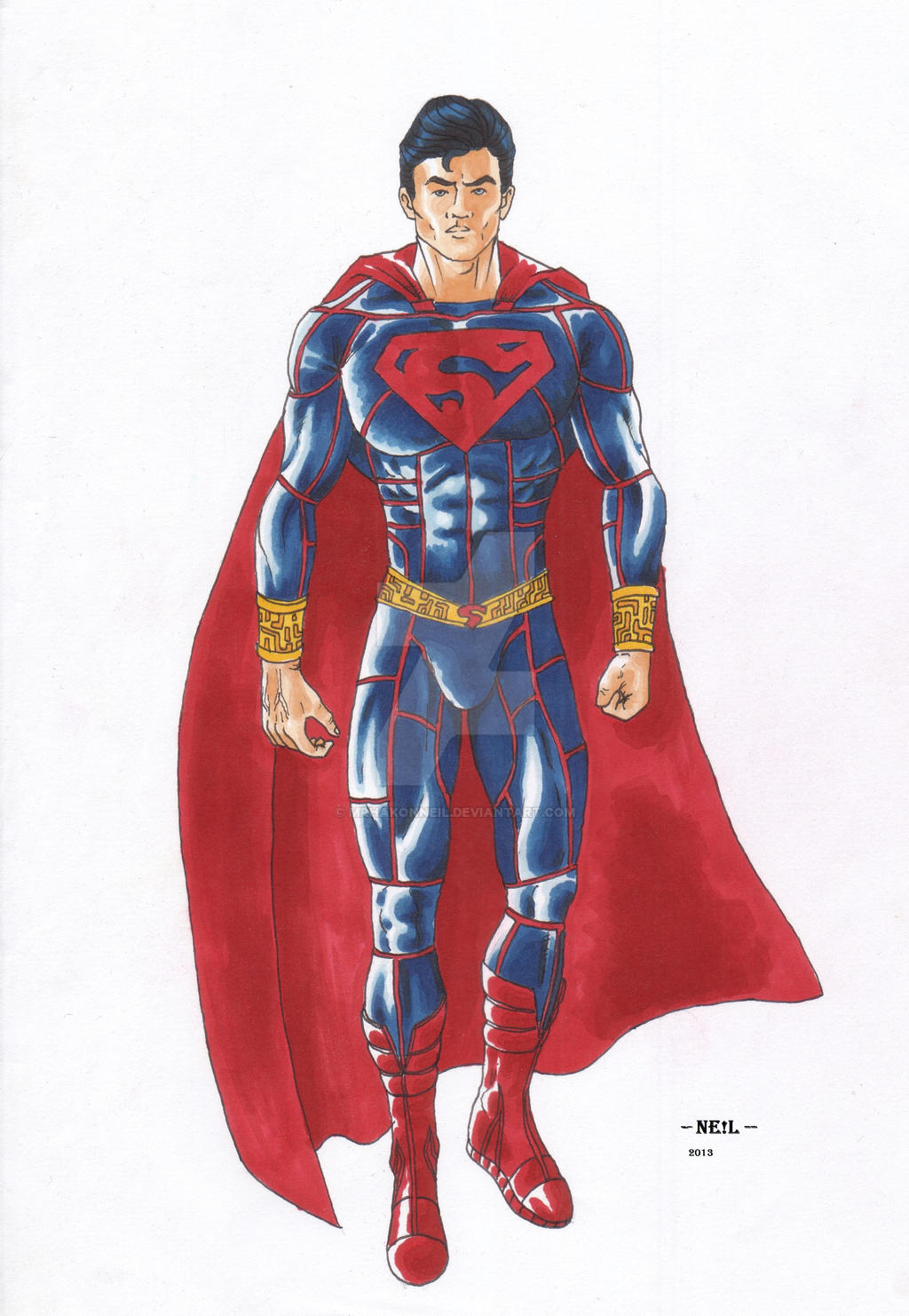 Superman design 2 by MrHakonNeil on DeviantArt