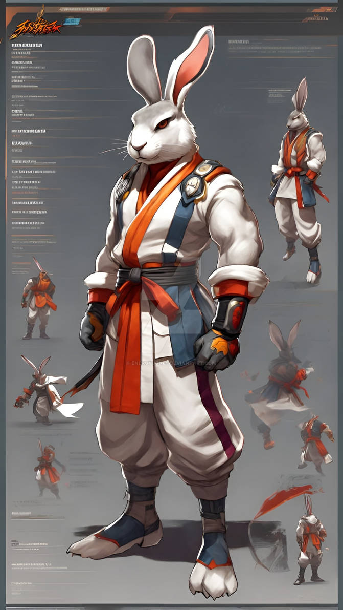 Kung Fu Bunny by EnergyJones on DeviantArt
