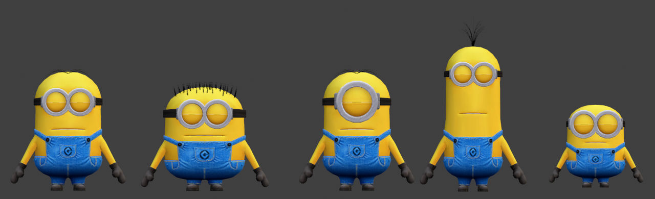 Minion Rush Custom Models by NitasLiposkiorDaadma on DeviantArt