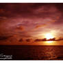 camiguin red sunset