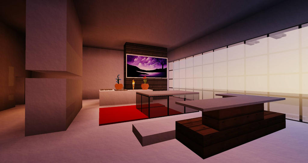 Modern Interior // Minecraft by touchportal on DeviantArt