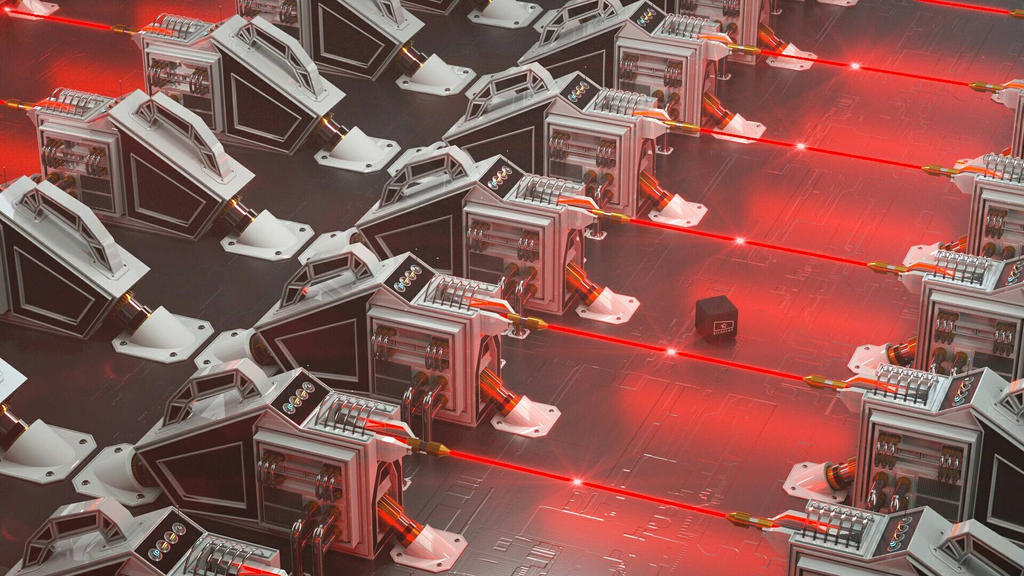 Laser Array by Bildecht on DeviantArt