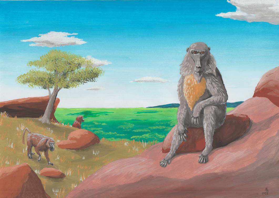 Indo Pithecus Dinopithecus on watch by LoneTurret on DeviantArt