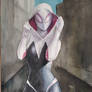 Spider Gwen watercolor