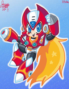 Megaman X chibi Zero (Updated drawing style)