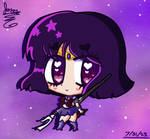 Chibi Sailor Saturn (July 2023) by SparklyQueenCupcake