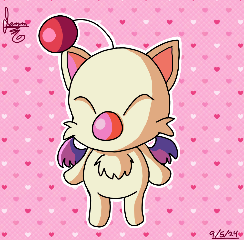 Moogle Redesign Moogle (Final Fantasy) (Sept 2024) by SparklyQueenCupcake on DeviantArt