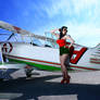 Pin Up Aviator Girl v.3