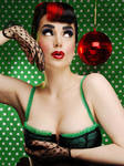 x-mas PinUp by hollowone