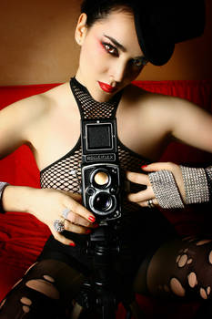 pinuplover and her rollei 02