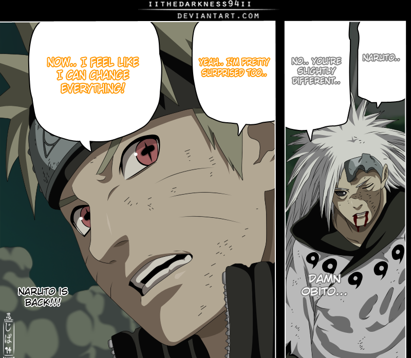 Naruto Chapter 672 Color Naruto 672: Naruto Is Back! by IITheDarkness94II on DeviantArt