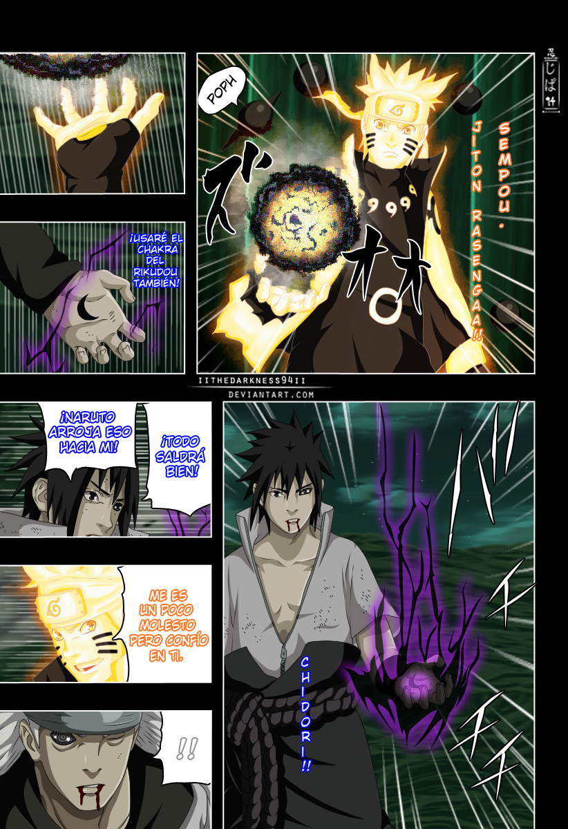 Naruto e Sasuke vs Madara desenho by w35l3y on DeviantArt