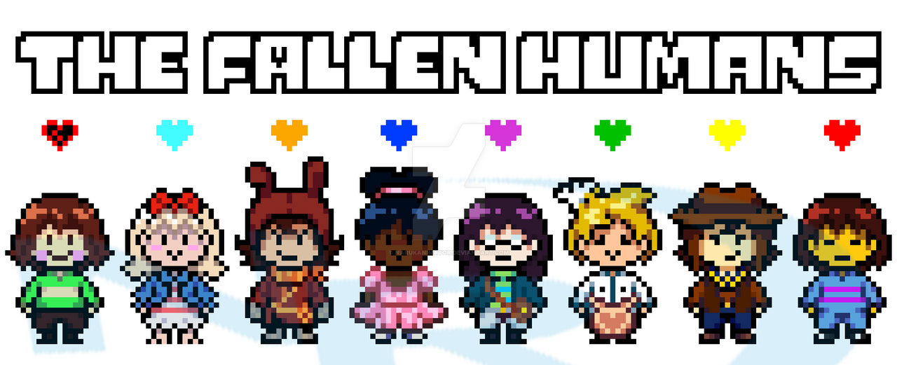 My vision of the 8 Fallen Humans in Undertale by Narukanimator on ...