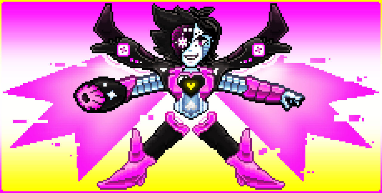 Mettaton NEO Colored (Undertale 9th Anniversary) by Narukanimator on ...