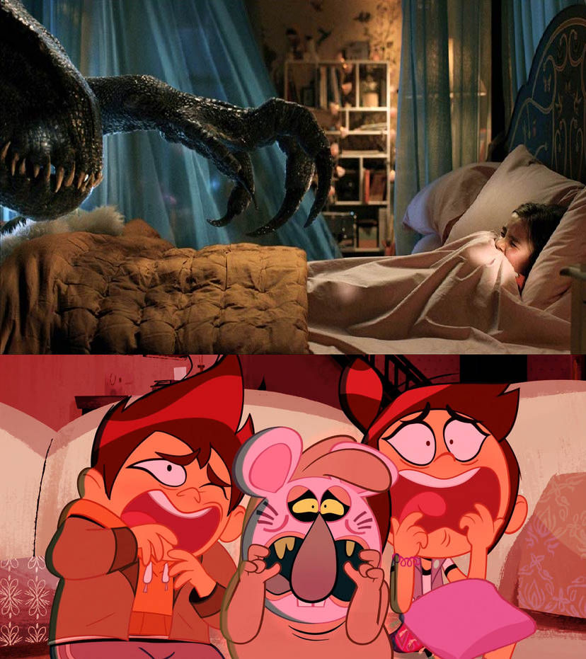 Scratch Scared Molly and Darryl and Scratch scared of the Endow R by MasterRSmith on ...