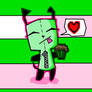 -Gir with a Cupcake-