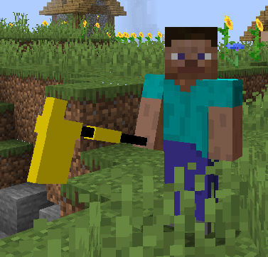 Minecraft Axe Display Minecraft Axe Mod by GDHRBLX on DeviantArt