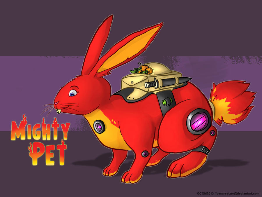 Mighty Pet - Rabbit by desarsetzer on DeviantArt