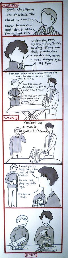 BBC Sherlock comic: Relationship roles