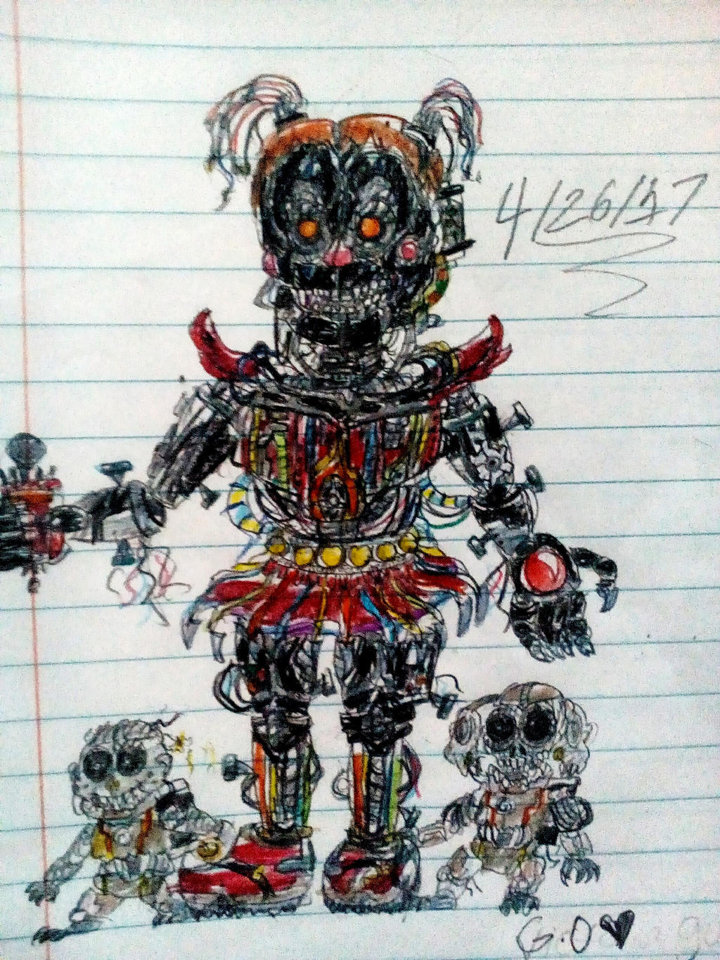Nightmare Circus Baby And Bidybabs By Gold Opp On DeviantArt Nightmare circus baby and bidybabs by gold opp on deviantart