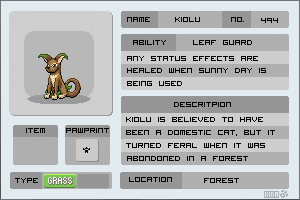 Fakemon - Kiolu