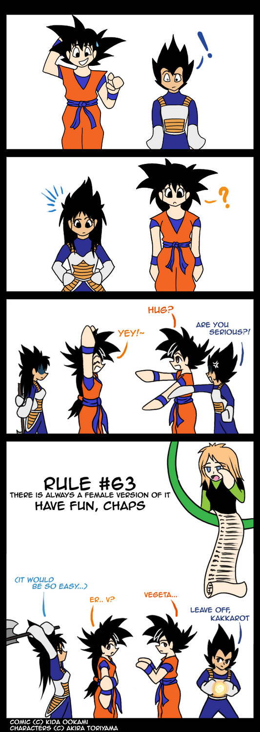 Goku rule 63 by KevinDraws123 on DeviantArt