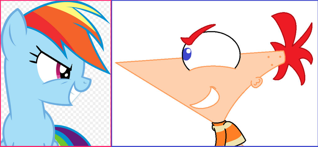 Ranbow Dash VS Phineas - Epic Battle Rap by milisienta on DeviantArt