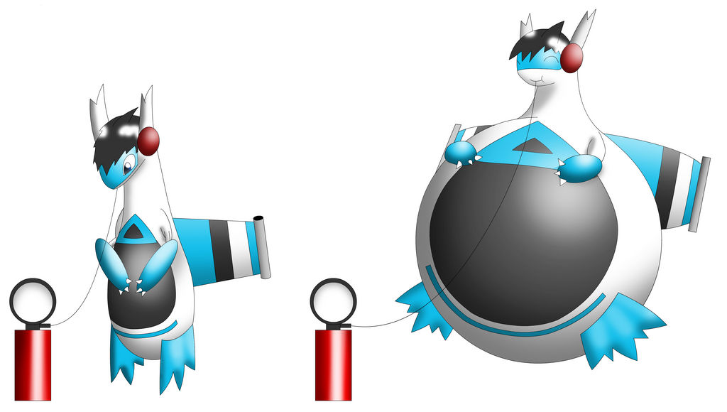 Sebastian Inflatable Sebastian chibi inflated by Estelarbunny on DeviantArt