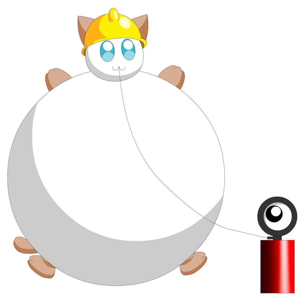 Meatpie the cat Inflated by Finalbossdarlalton on DeviantArt