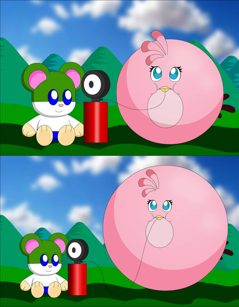 Bird Inflation Deviantart Martin Inflating Stella the bird part 3 by Estelarbunny on DeviantArt
