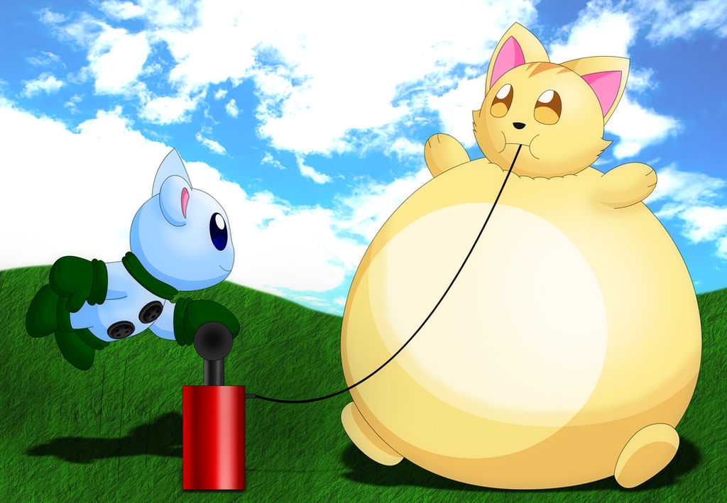 kouji326 yellow cat planet inflated part 2 by Estelarbunny on DeviantArt