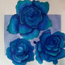 Blue Roses - Watercolor Painting