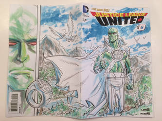 White Lantern Martian Manhunter by Dean Kotz