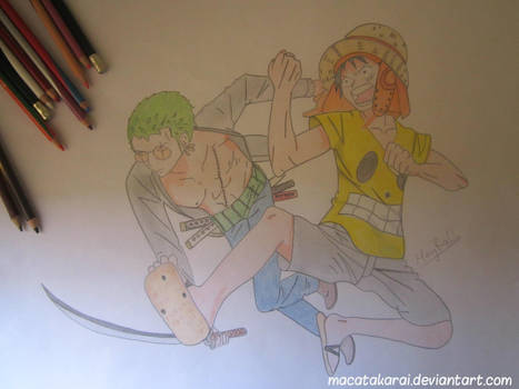 Zoro and Luffy (not finished)