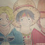 Sabo, Luffy and Ace (One Piece Brothers)