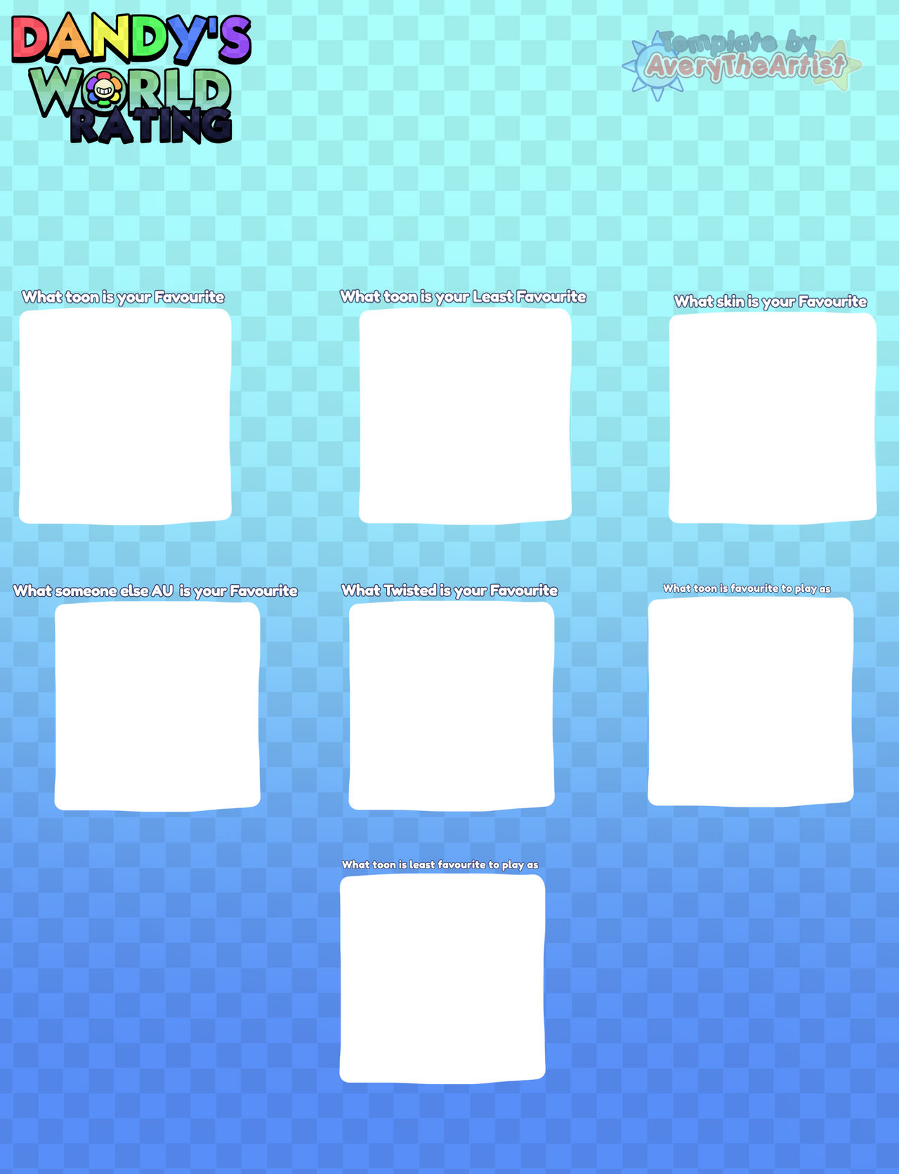 Use this template if you like Dandy's World by Br4v3ry4v3ry on DeviantArt