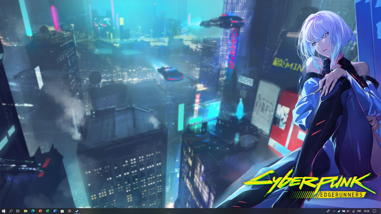 Cyberpunk: Edgerunners Animated steam wallpaper link down below