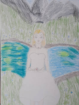 Wedding Dress Linkle at Lovers Pond