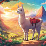  Llama on an adventure