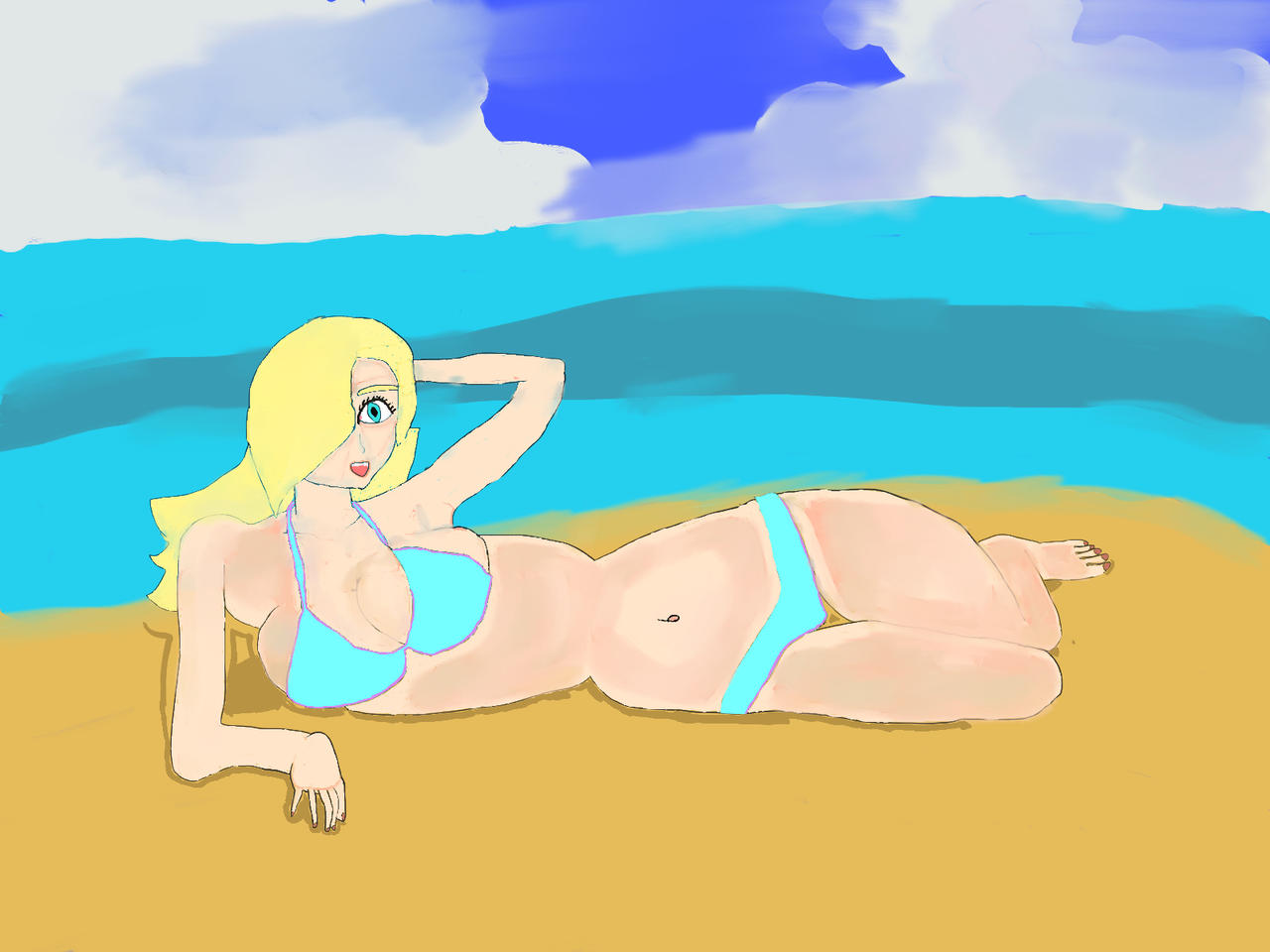 Rosalina at the Beach