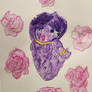 Flurrie surrounded by Roses